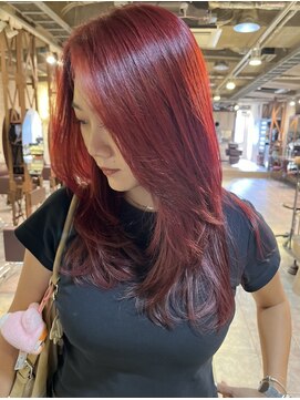 スノッブエンバンプ(snob enVAmp) レッドヘアカラー