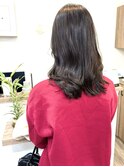 髪質改善カラー/艶のあるブラウン