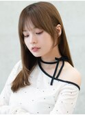 20代・30代_髪質改善ストレート_セミロング