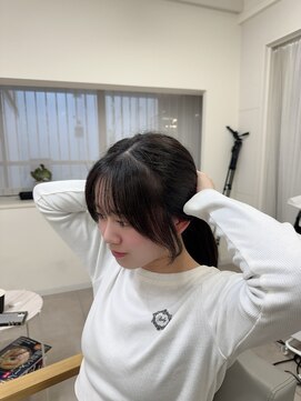 ベガ(vega) 結んでも可愛い顔まわりカット