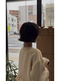 外ハネボブパーマ