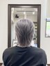 カット＋ブリーチonカラーGLトリートメント　Jrスタイリスト長瀬指名10%オフ