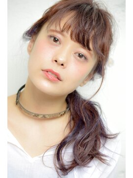 ノラ シンディ(NORA CYNDY) 【CYNDY砂川】CYNDYオリジナル♪パープルインナーカラー☆