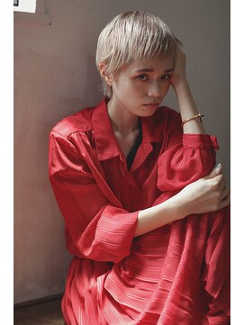 ロロネー 森ノ宮キューズモール(Lolonois) 【Lolonois森ノ宮】ハイトーンアンニュイショート(藤岡尚希)