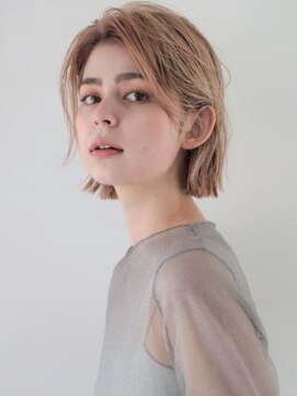 アグ ヘアー セントラル 本厚木店(Agu hair central) 《Agu hair》チークバング×タッセルボブ
