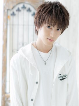 モッズヘア メン 南越谷南口店(mod's hair men) ラフさと重さを演出★ハイトーンカラーミニウルフH