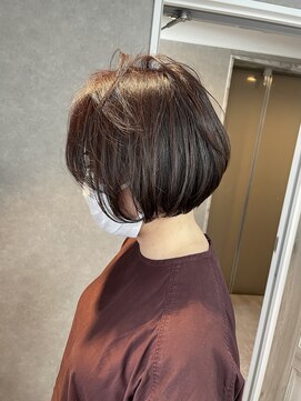 レポゼ 日本橋室町(Repose) repose.hair/テラコッタ/ミニウルフ/くすみブルー[日本橋駅]