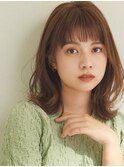 オーダー殺到！ナチュラルくびれヘア×ノーブルオレンジベージュ