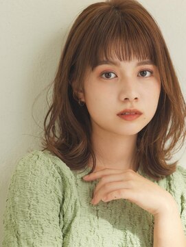 ミンクス 銀座店(MINX) オーダー殺到！ナチュラルくびれヘア×ノーブルオレンジベージュ