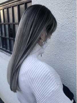 ゼンコー 国分寺(ZENKO) 【デザインカラー】シャドールーツ×ホワイトバレイヤージュ