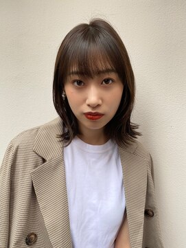 ゼンコー キチジョウジ シェール(ZENKO KICHIJOJI chere) くびれボブ/ショコラブラウンカラー/シルキーベージュ