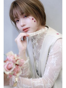 マロウ(mallow) 《花屋併設》ブラウンベージュ/マッシュヘアー/ラフ