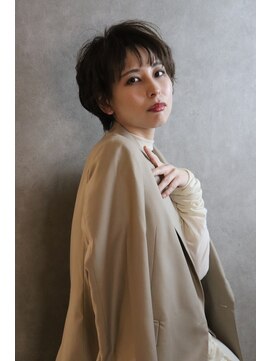 アーティス ヘア デザイン(Artis hair design) 大人可愛い前下がり小顔マッシュエアリーグレージュ