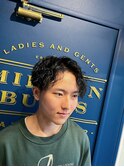 ツーブロかきあけツイストスパイラル[メンズ/上野]