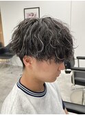 ツイストスパイラルパーマツイストパーマメンズマッシュパーマ