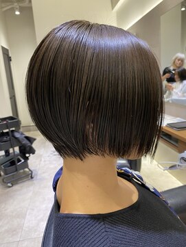 シェル 吉祥寺(shell) グレージュカラー/ボブウルフ/黒髪/ココアベージュ