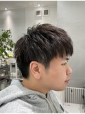 ナチュラルショートツーブロック