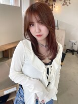 ヴィンスジオ 岐阜駅南(vince gio) レイヤーカット/色気ヘア/韓国スタイル/透明感カラー