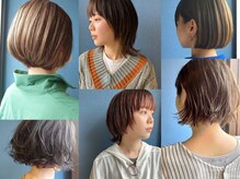【ショートやボブが得意な郡山屈指の美容室】お客様のなりたいを叶えるカット技術。ショートボブスタイル