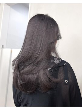 サイン 渋谷(SIGN) ザクザクレイヤーカット巻き方簡単ミディアムロング韓国表参道