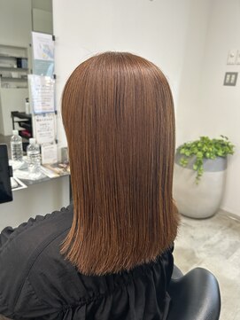 イレス 札幌円山店(IRESU) 切りっぱなしボブ/エアリーロング/美髪/ピンクブラウン/ショート