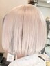 【ダブルカラー】ケアブリーチ+カラー+カット ￥18000