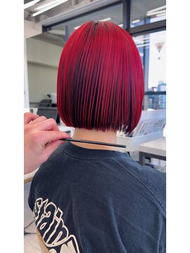 ビューナゴヤ 名駅(VIEW NAGOYA) ハイトーン/ツートーンカラー/ボブ/タッセルボブ