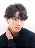 ゆる波ハーフアップバング