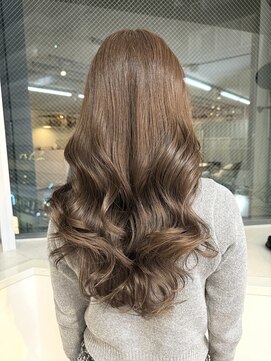 ミョンシル ブリーチなしオリーブグレージュ