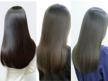 キリカ 中野(KIRIKA)の写真/カット+縮毛矯正+コラーゲントリートメント￥12900】縮毛矯正で髪のお悩みを解消し艶美髪に★<中野/中野駅>