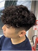 福岡大名スペインカールラルフカールビジネスヘア外国人風パーマ