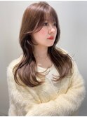 レイヤーカット/韓国風/くびれ巻き
