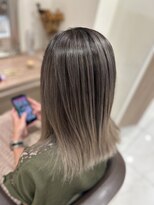 アッシュ 戸田公園店(Ash)&nbsp;透明感シルバーベージュ×大人バレイヤージュ