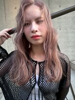 ラニヘアサロン(lani hair salon)&nbsp;ミルクティーベージュ/ハイトーン/ケアブリーチ/ダブルカラー