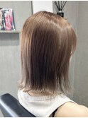 ROUIS 津田沼 切りっぱなしベージュ/ダブルカラー/グレージュ