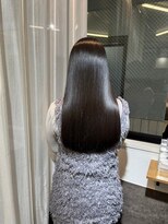 リブロ(LiBro)&nbsp;髪質改善ストレートダークアッシュ暗めカラー大人ナチュラル