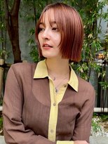 ヒュー 広島(HEW)&nbsp;暖色顔周りボブ