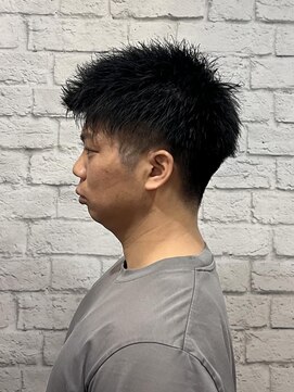 グレイスフル バーバープラチナム 六本木店(Graceful Barber platinum) ツーブロスパイキーショート
