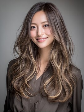 髪質改善/ブリーチ/デザインカラー/ハイライト/レイヤーカット