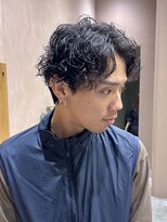 ガーデンヨコハマエスト(GARDEN YOKOHAMA est)&nbsp;ニュアンスパーマ　スパイラル　ミディアム