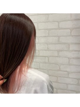 ビスイル 秋葉原店(Vis ill) ピンクベージュ艶カラー髪質改善韓国レイヤーハッシュカット