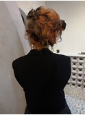 ヘアセット　ヘアアレンジ　カチモリヘア　アレンジ　ヘアメ