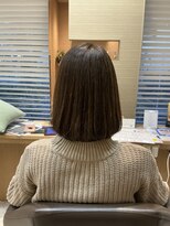 ウイバイファースト(u'i by first)&nbsp;ツヤとまとまりがいいワンレンボブスタイル 