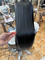 ルチア ヘア ステラ 京都店(Lucia hair stella)&nbsp;ワンホンレイヤーナチュラルストレート韓国学割U24京都河原町