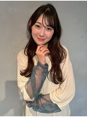 艶髪ロングレイヤー/くびれカール/顔まわりカット/小顔カット