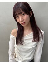ドルセプラタ(Dulce plata) 【kaN.】髪質改善ストレート×ボルドーカラー×艶カラー