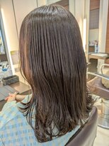 ブルーテーフ(Bleu Terre) 盛岡【白髪ぼかしグレージュ×レイヤー】相性◎動いた時の立体感