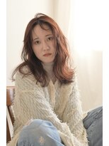 ソファ sofa&nbsp;【顔まわりレイヤー】くびれミディ×艶レッドブラウン