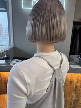 ヌル ヘア デザイン(nullus hair desigh) 【nullus】ボブ×ハイトーン