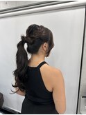 結婚式参列に♪/お呼ばれヘア/おとなっぽヘア/編み込み/ロング